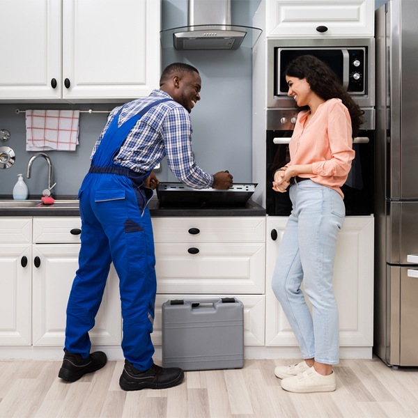 can you provide an estimate for cooktop repair before beginning any work in Hollenback